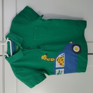 🦒🚙 BABY BODEN Giraffe in Blue Car Polo